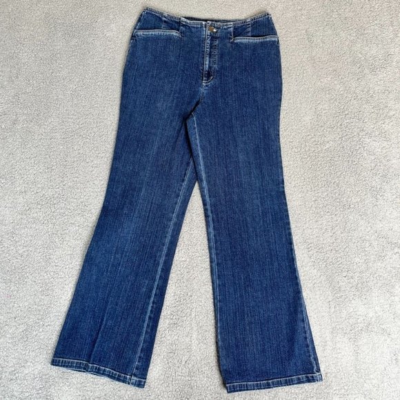 Dream Jeans Denim - Dream Jeans Womens Size 10P Petite High Rise Bootcut Slimming Medium Wash